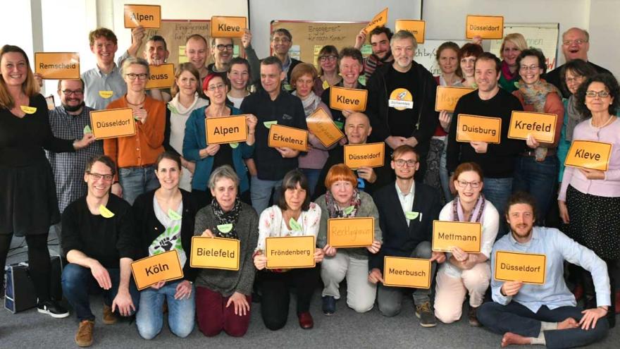 Alle Teilnehmer der MitWirkstatt in Dusseldorf