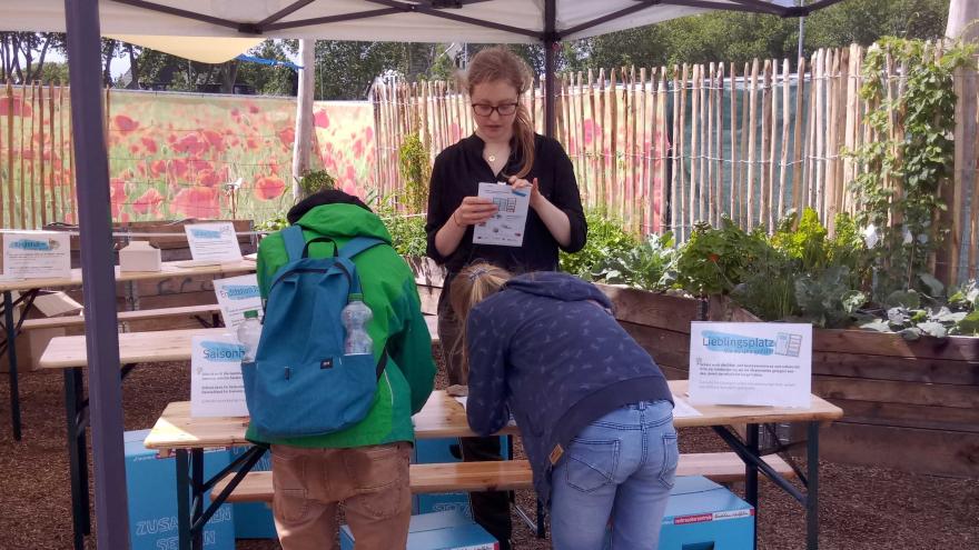 MehrWert-Stand bei der Landesgartenschau Kamp-Lintfort