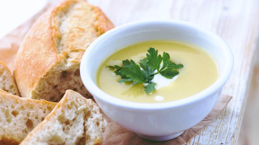 Lauch-Apfel-Suppe