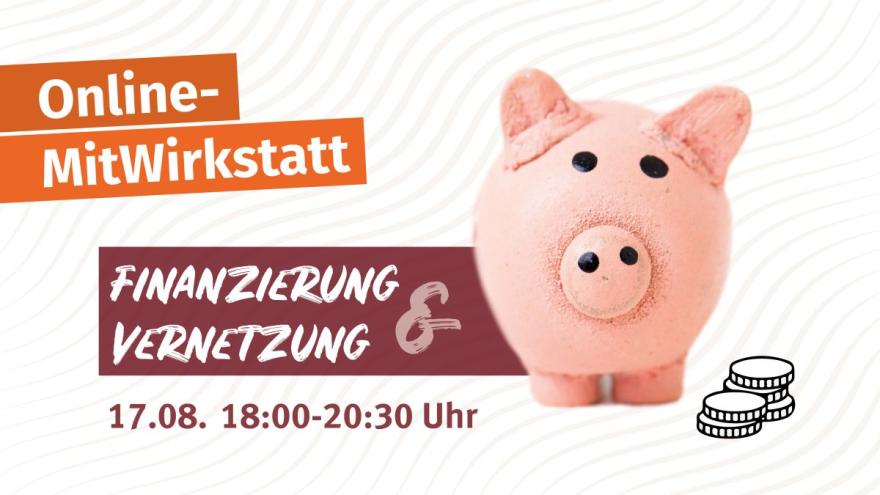 Visual zur Veranstaltung mit Sparschwein
