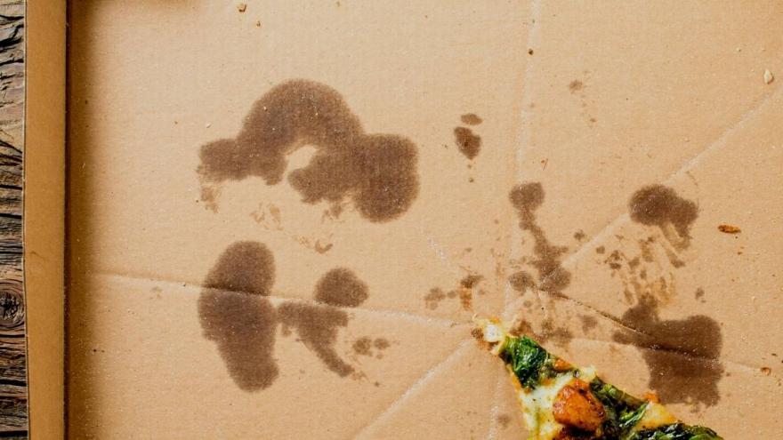 Leerer Pizzakarton