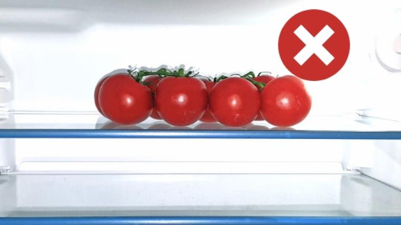 Tomaten im Kühlschrank