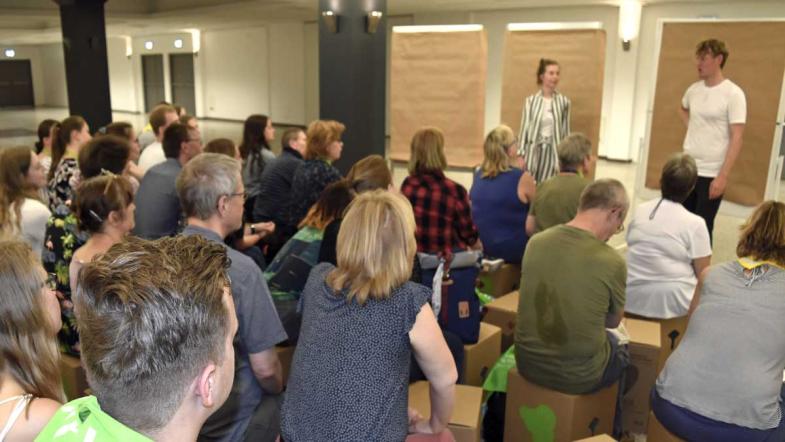 Teilnehmer eines Workshops