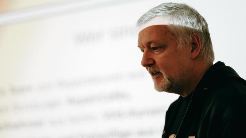 Nahaufnahme von Oliver Jantz von der Initiative DUISentrieb