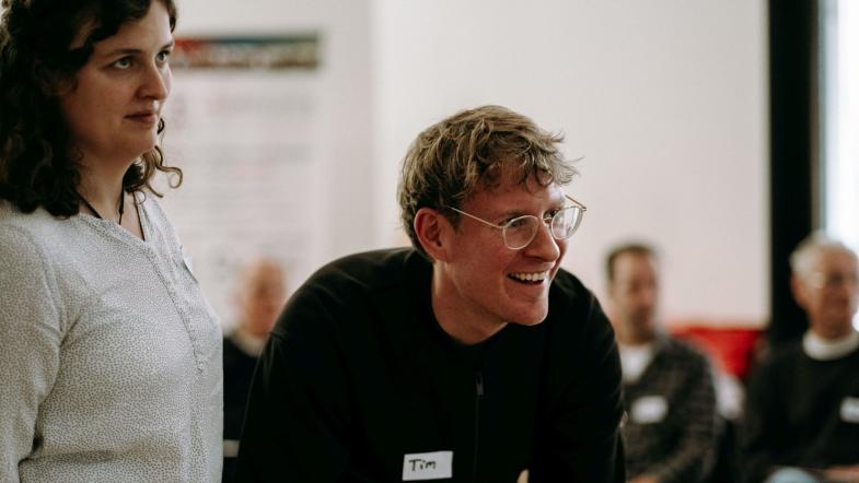Tim Schwermer und Kerstin Schnücker vom MehrWert-Projekt.