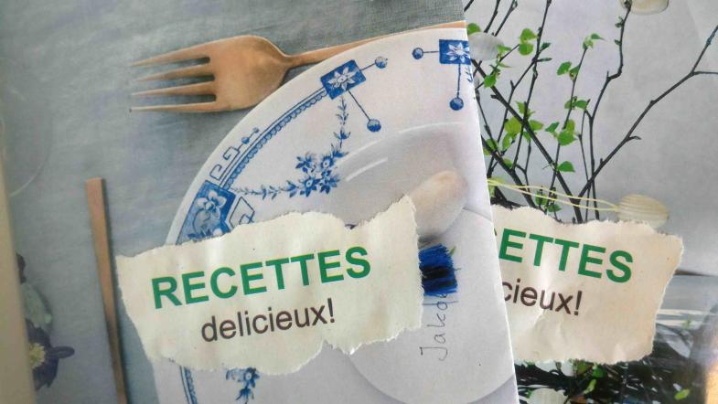 Für die französischen Köchinnen und Köche in Montreuil-Juigné übersetzte die städtische Partnerschaftbeauftragte Katja Herbold alle Veggie-Rezepte ins Französische.