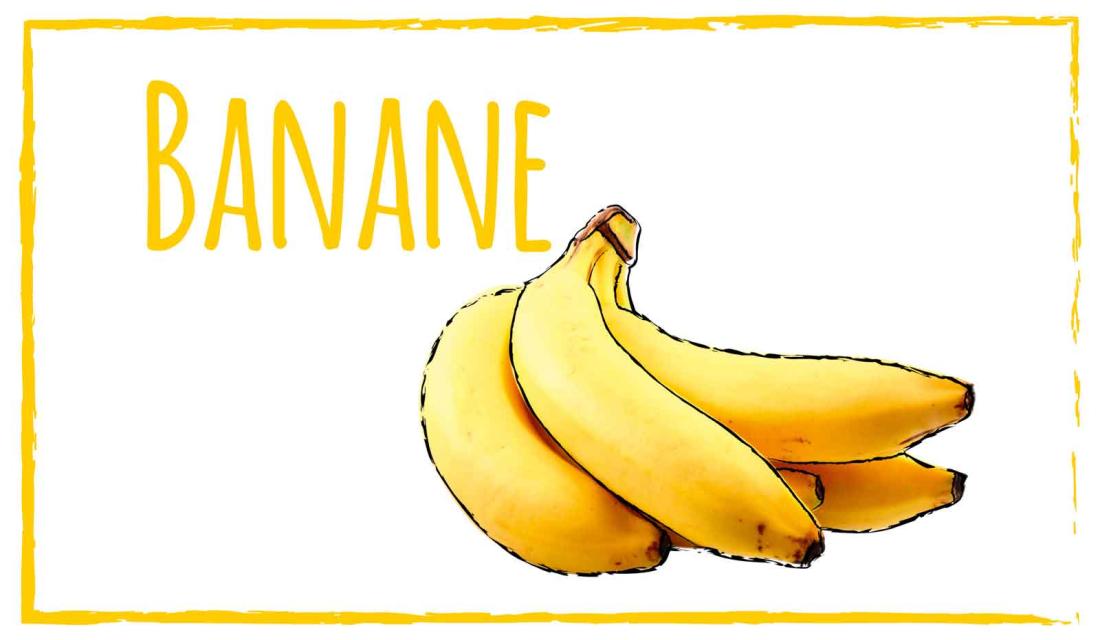 Zeichnung: Banane